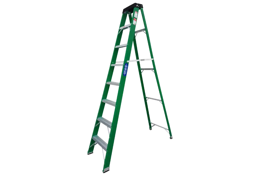 [SKU-000064] ESCALERA FIBRA INCO TIPO TIJERA  5 PIES VERDE