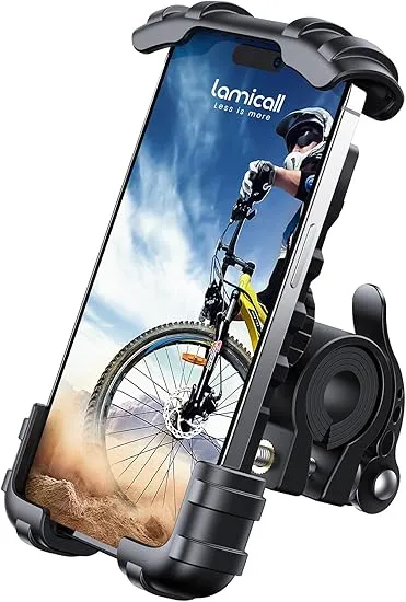 COVER  Soporte de teléfono para bicicleta, soporte para teléfono celular, abrazadera para manubrio de bicicleta, clip para teléfono 11 Pro
